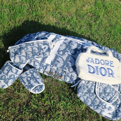 dior vintage towel bag